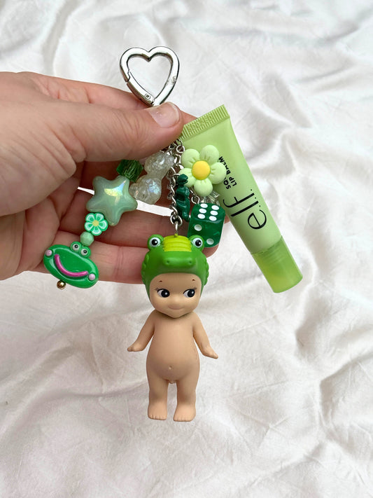 Green Crocodile Sonny Angel Keychain