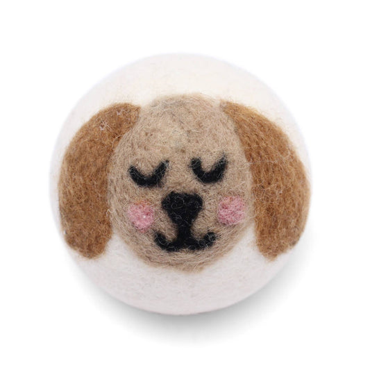 Light Brown Dog Dryer Ball