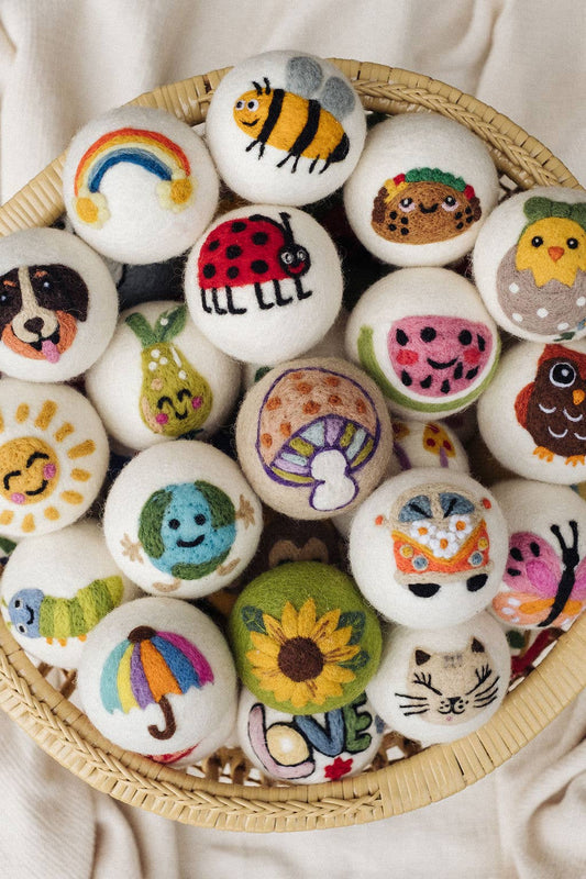 Purple Owl Dryer Ball