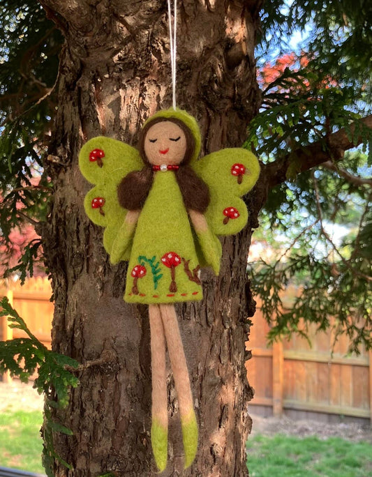 Meadow Fairy Felt Ornament