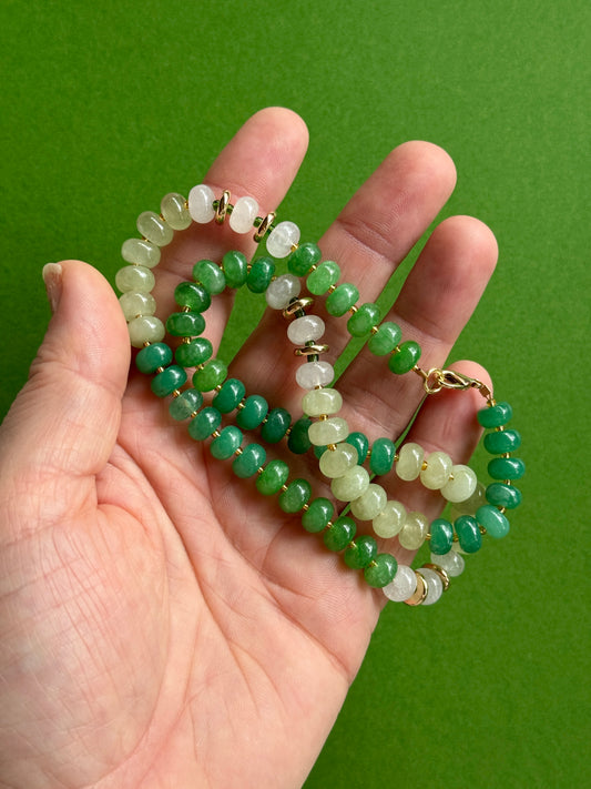 Lucky Gradient Beaded Necklace