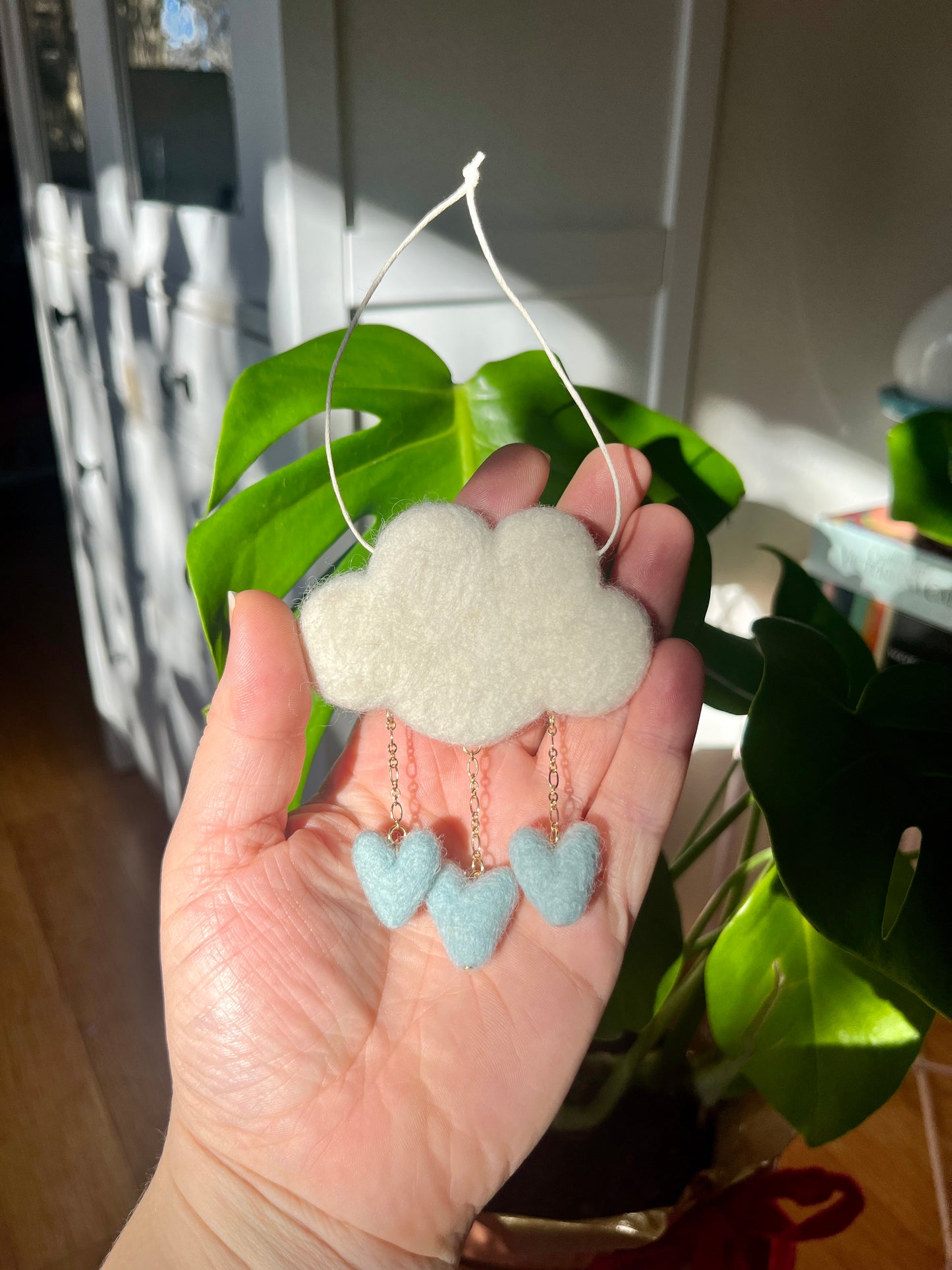 Raining Hearts Wall Hanging