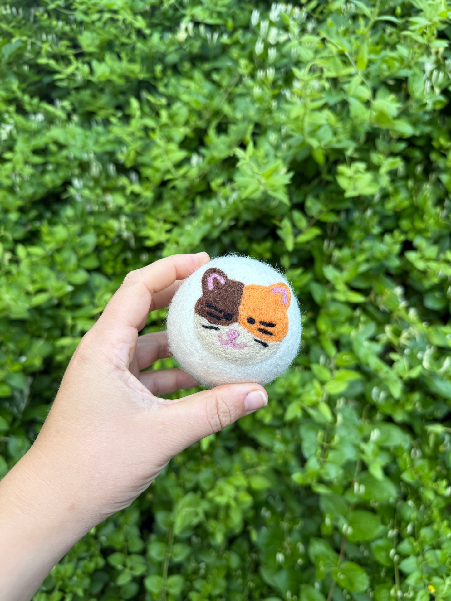 Calico Cat Wool Dryer Ball