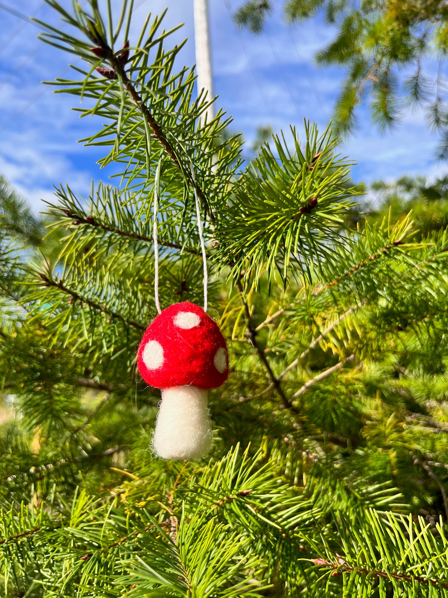 Red Mushroom Ornament