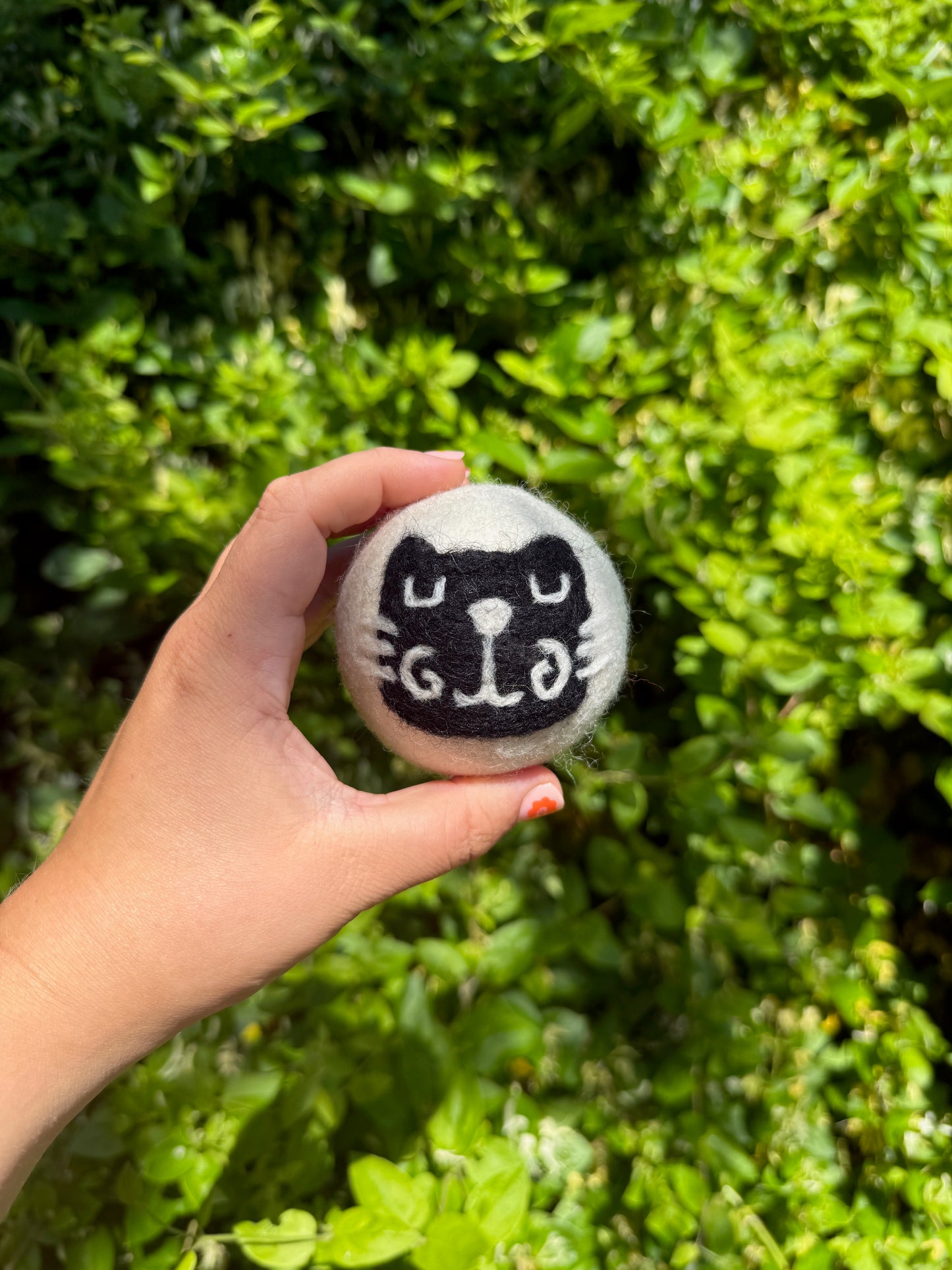 Black Cat Wool Dryer Ball