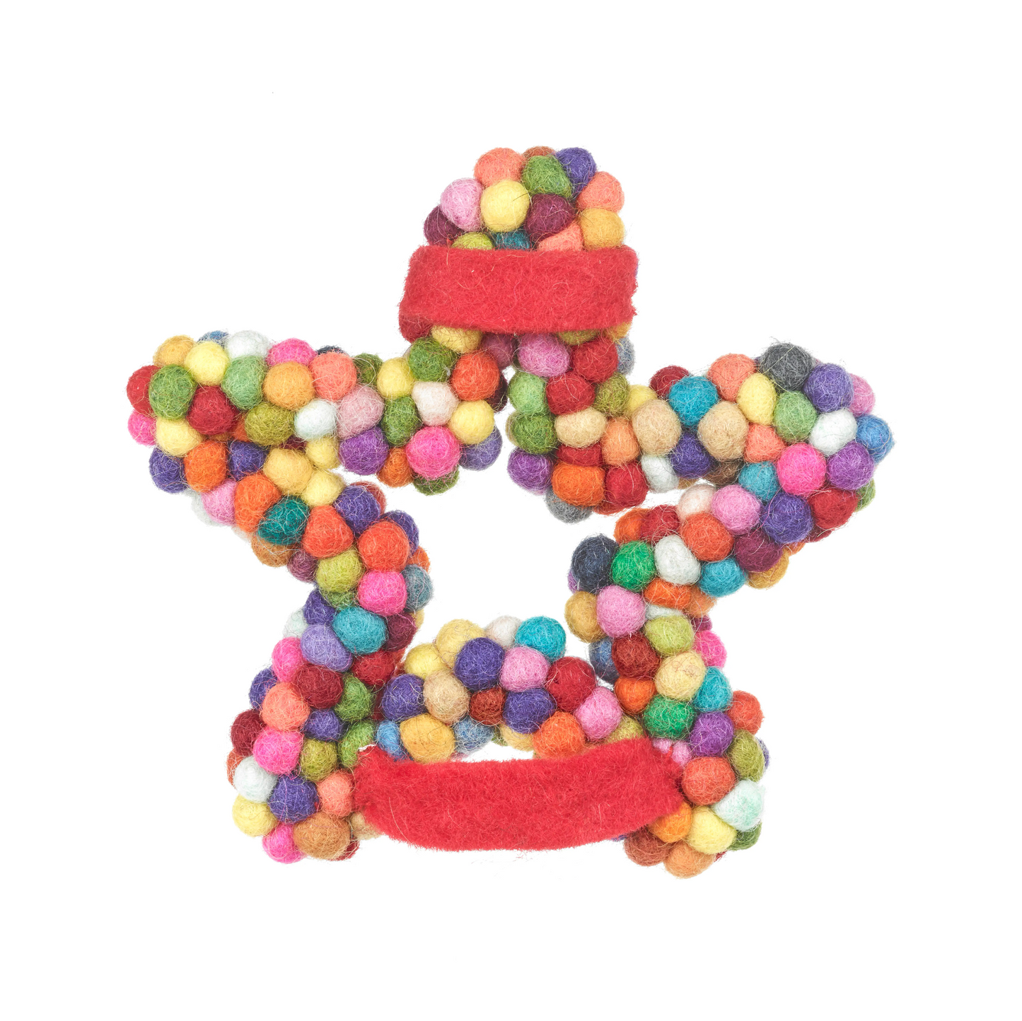 Rainbow Pom Pom Tree Topper