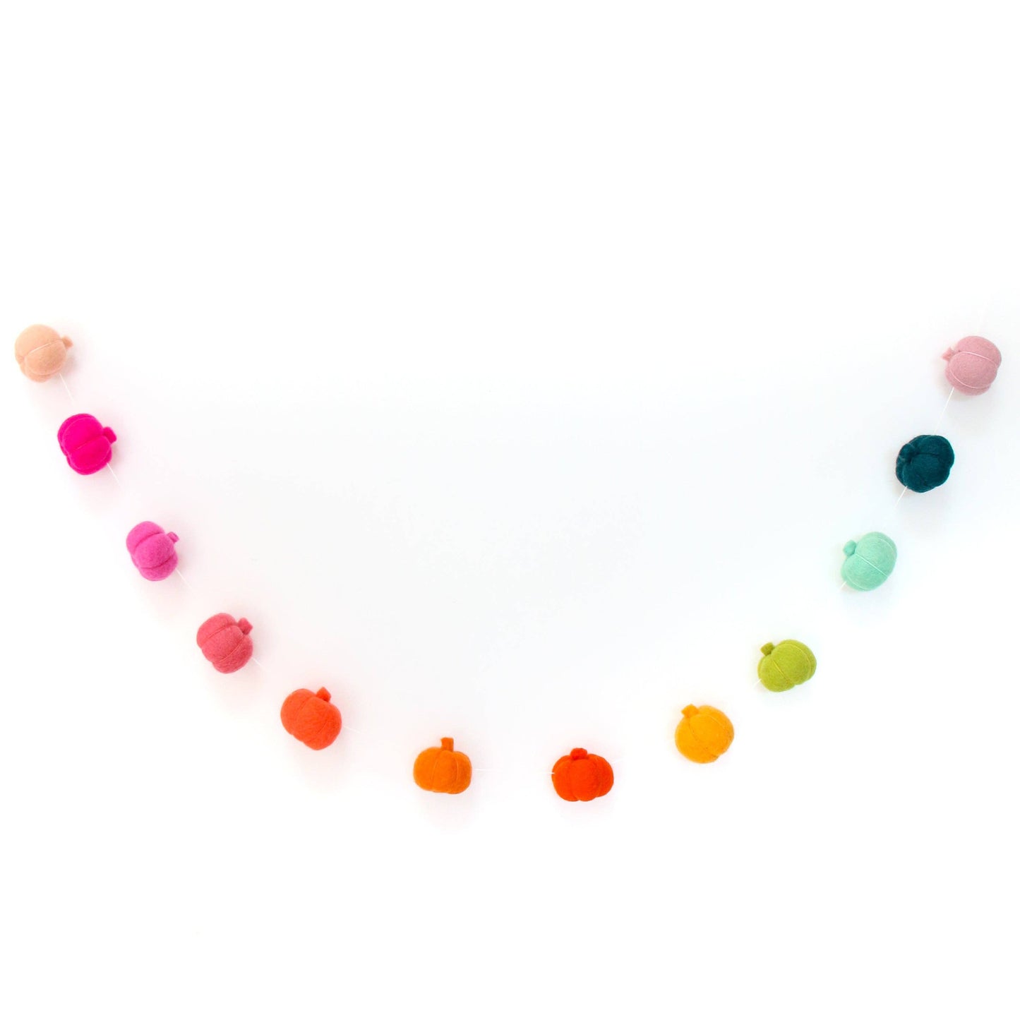 Pumpkin Felt Halloween Garland