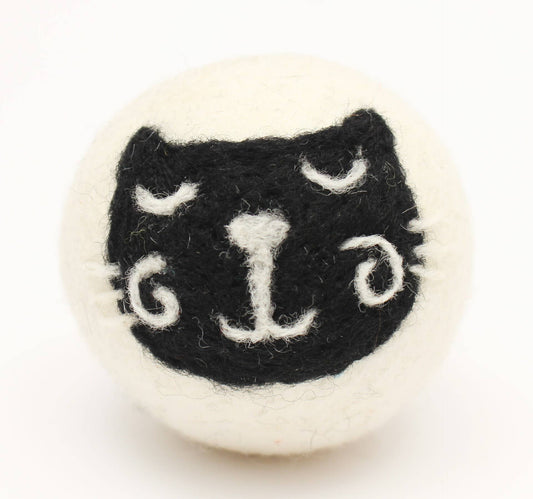 Black Cat Wool Dryer Ball