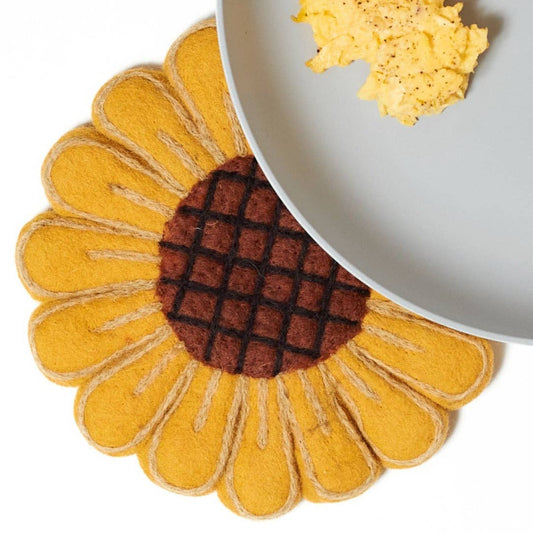 Sunflower Wool Trivet