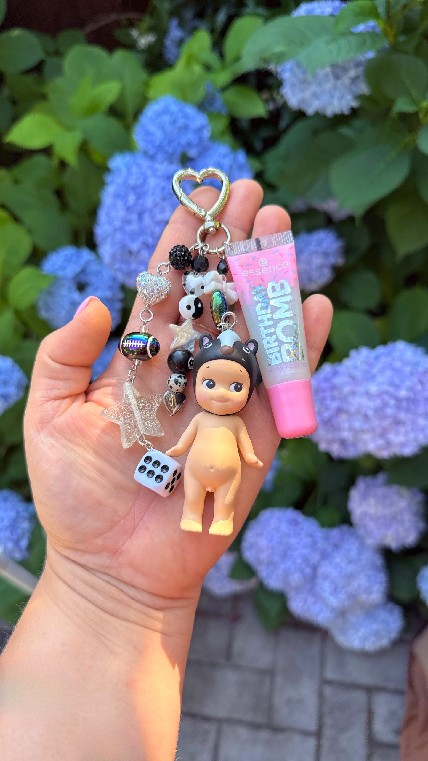 ANIMAL Series Authentic Sonny Angel Lip Gloss Keychain