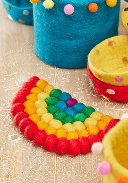 Felt Rainbow Trivet