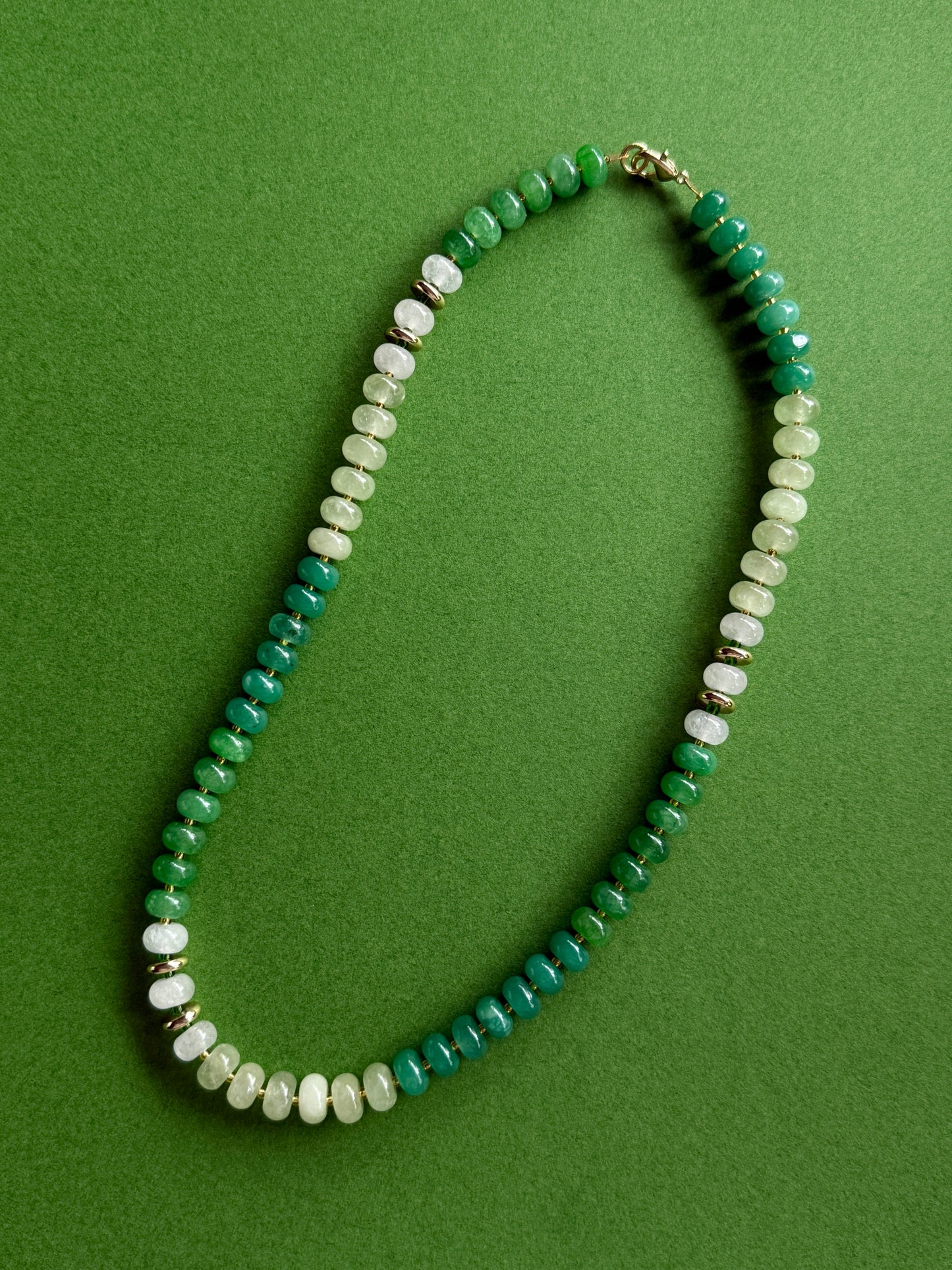 Lucky Gradient Beaded Necklace