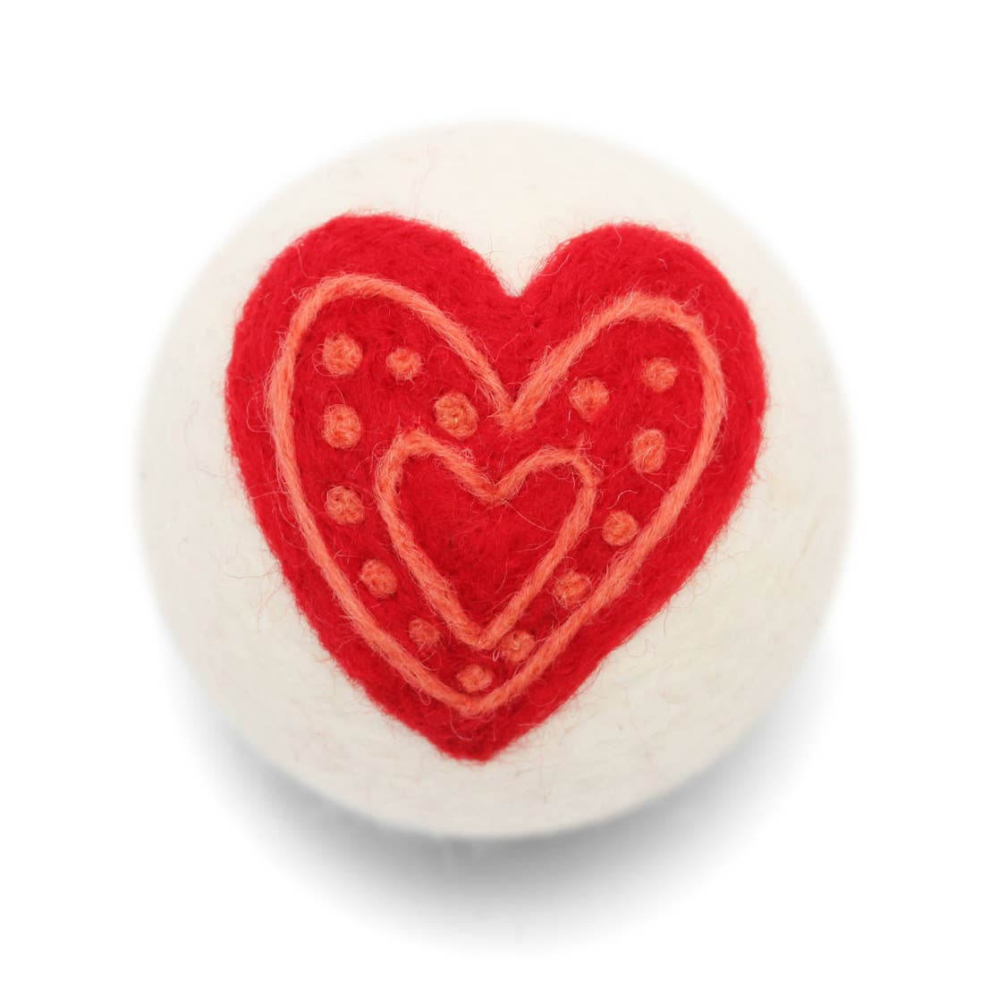 Heart Wool Dryer Ball