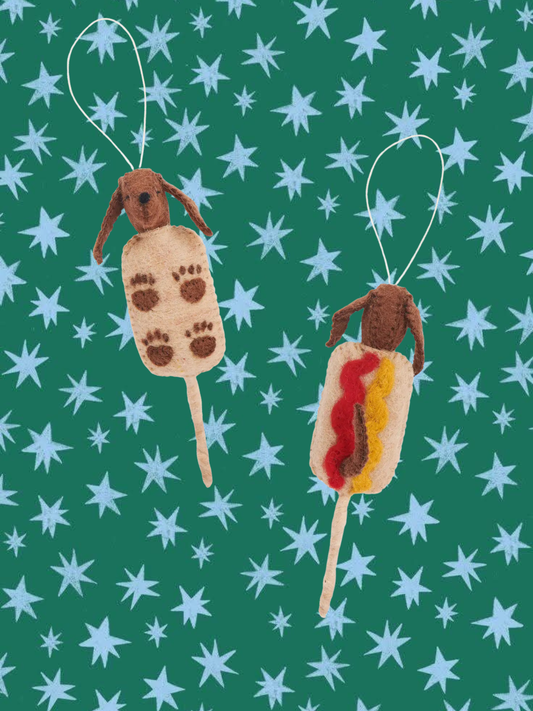 Corn Dog Ornaments