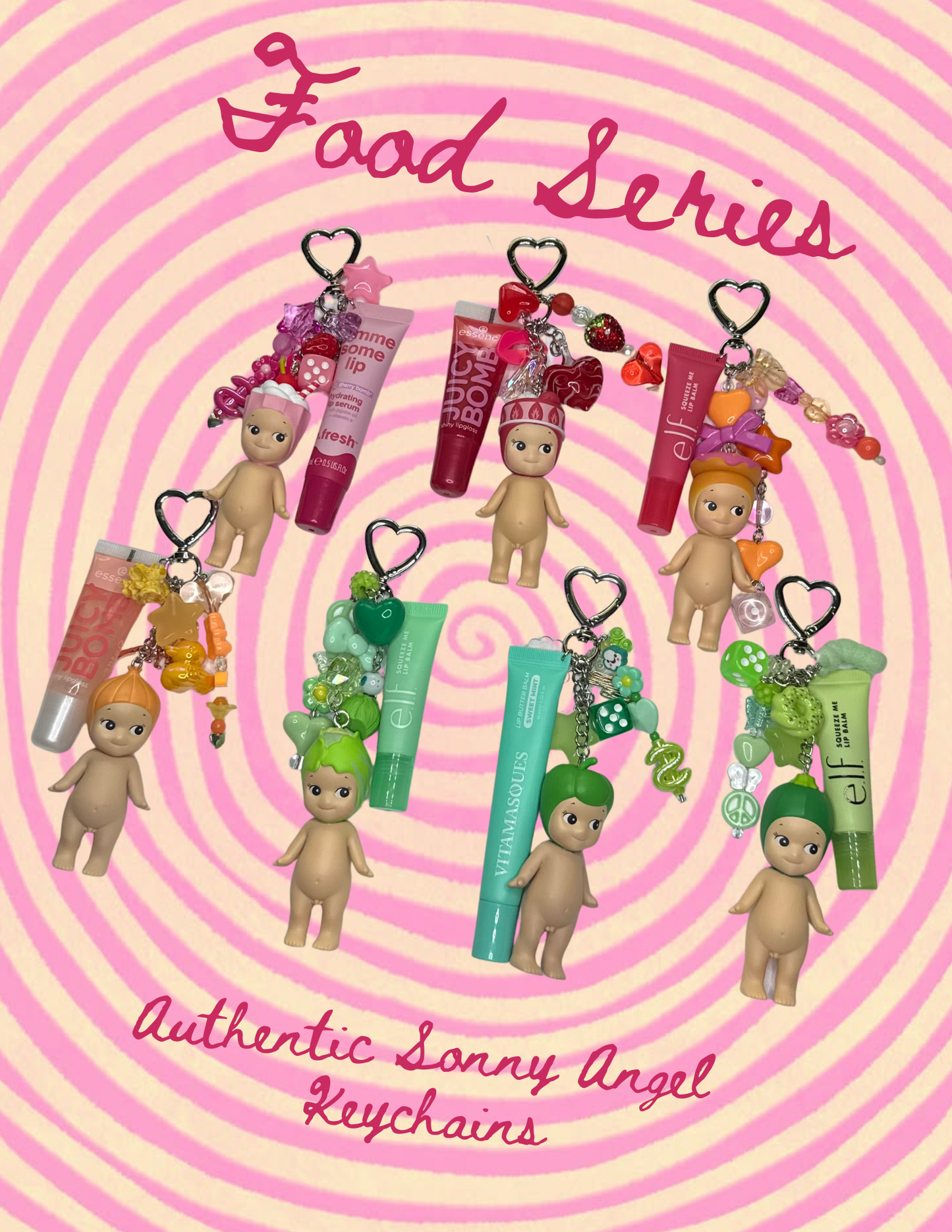 FOOD Themed Authentic Sonny Angel Keychain