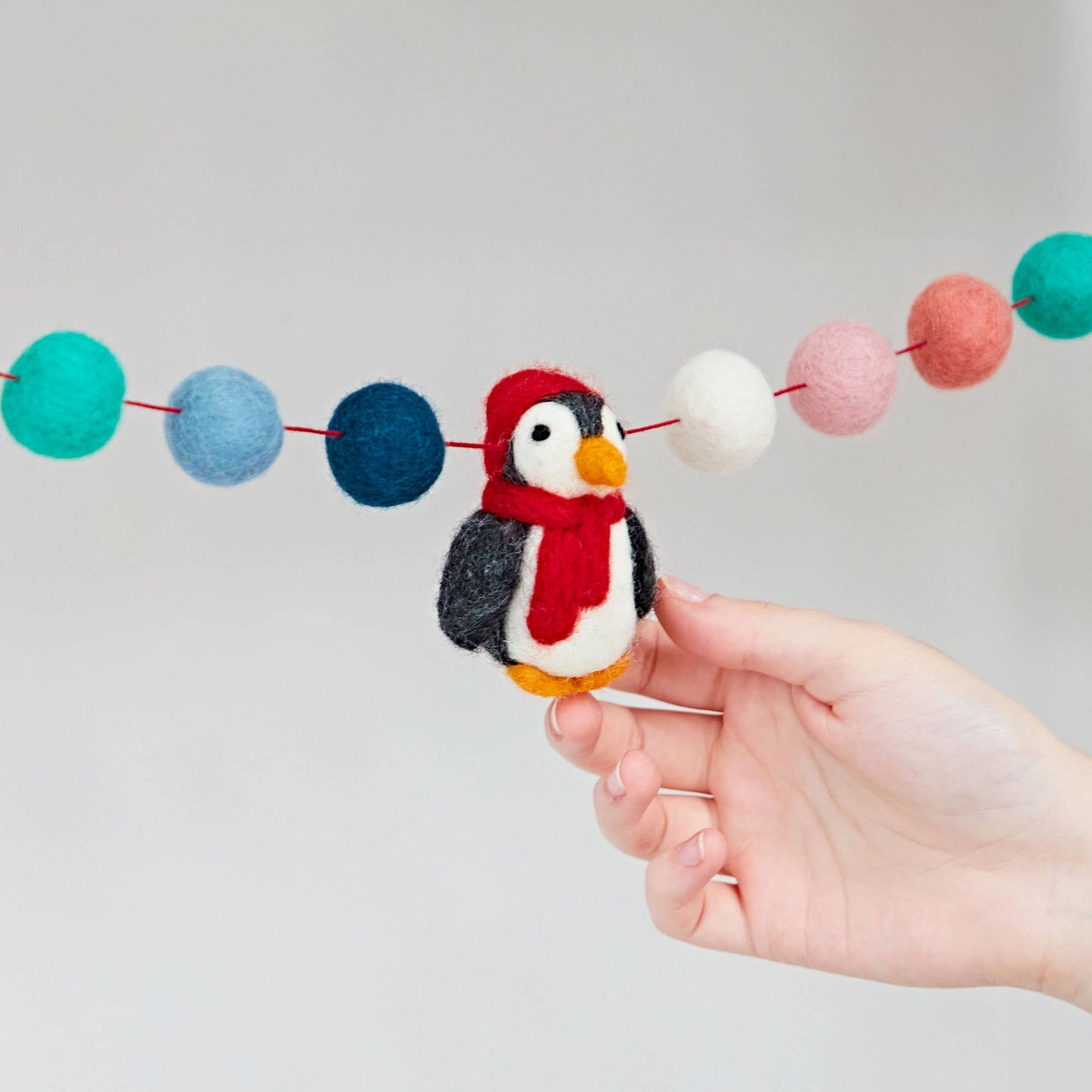 Felt Penguin Garland
