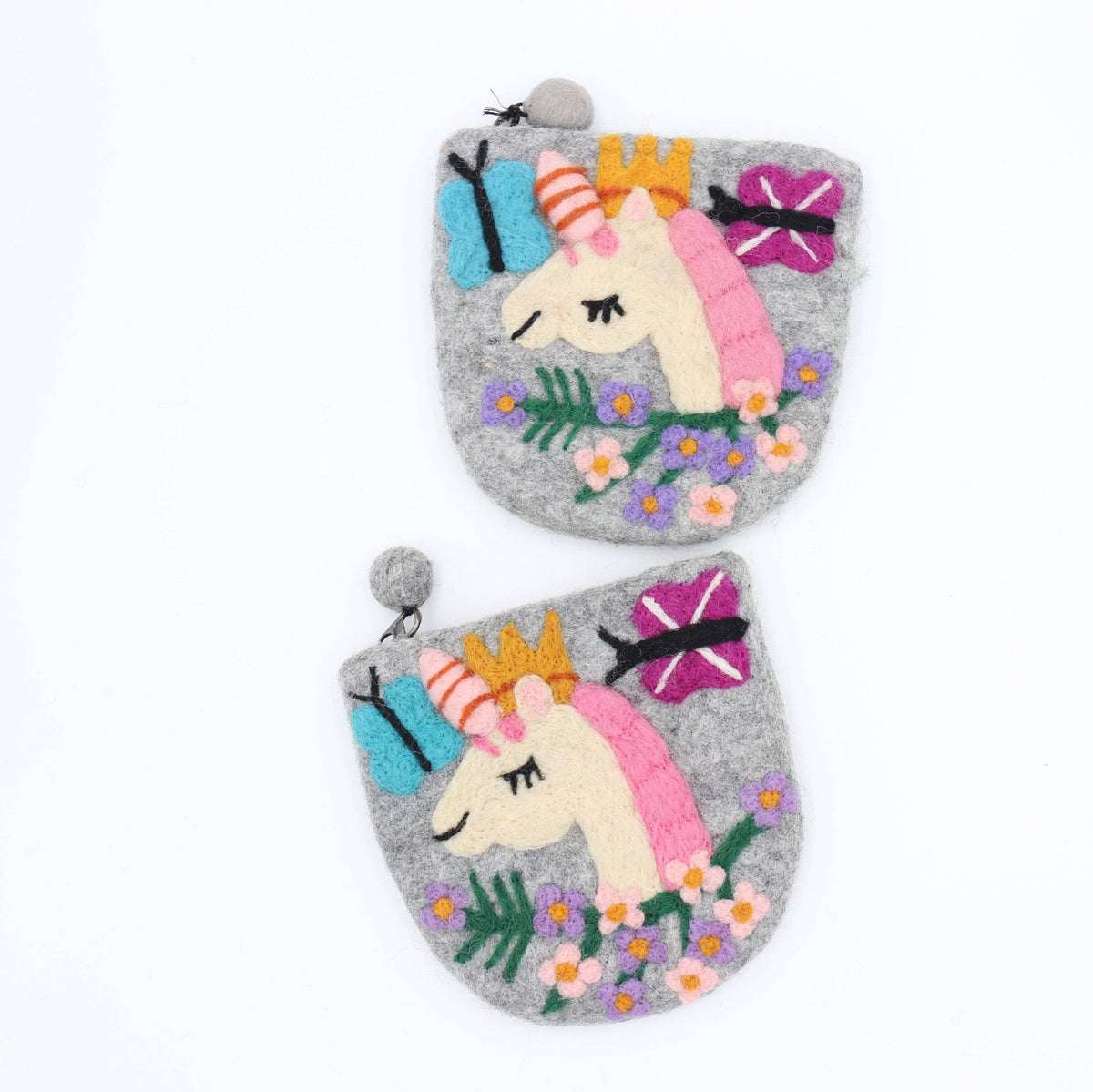 Unicorn Felt Coin Purse