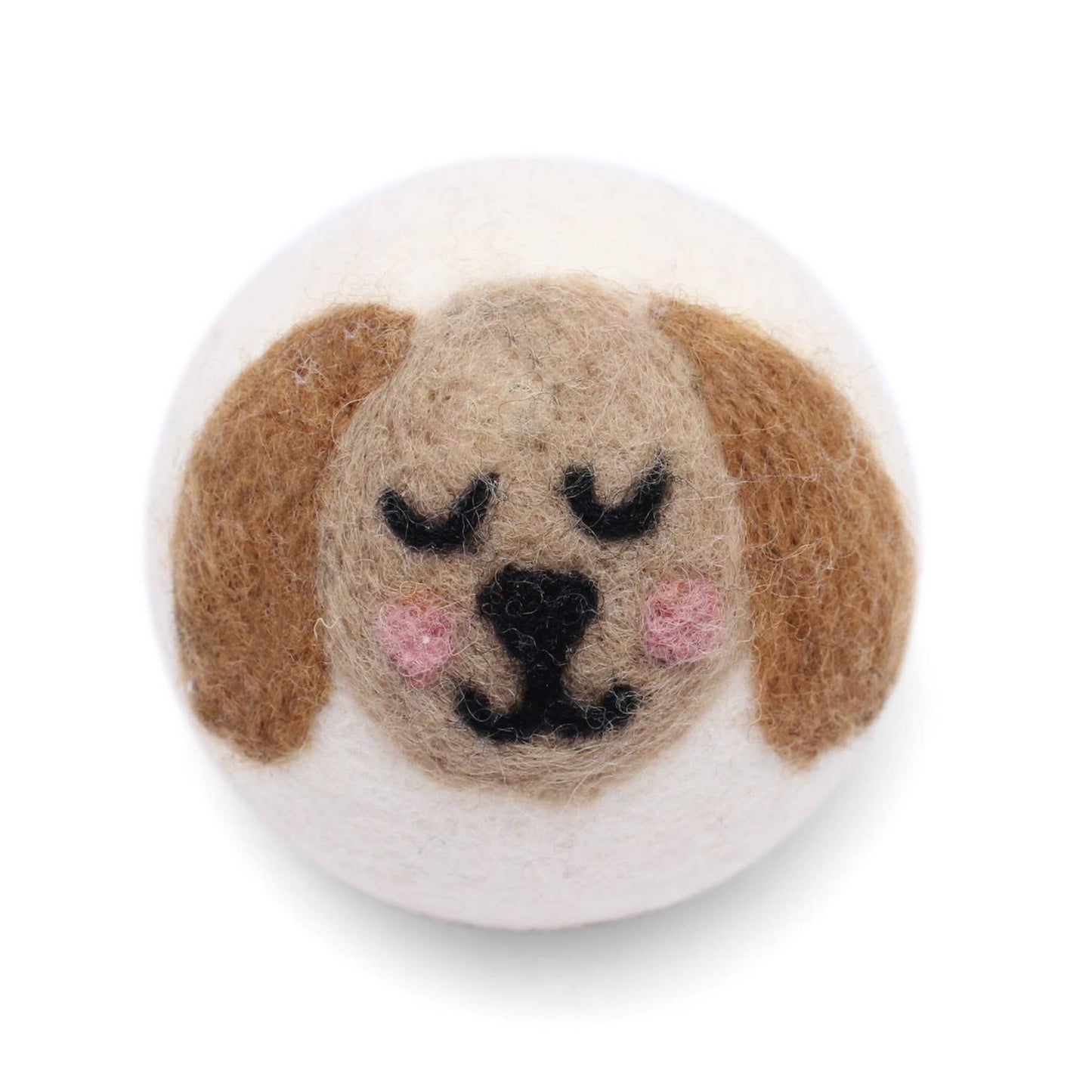 Light Brown Dog Dryer Ball