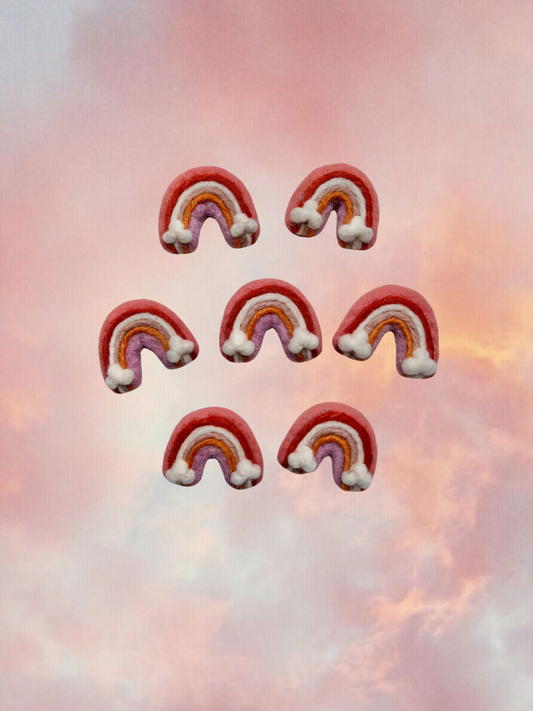 Neutral Rainbow Ornament