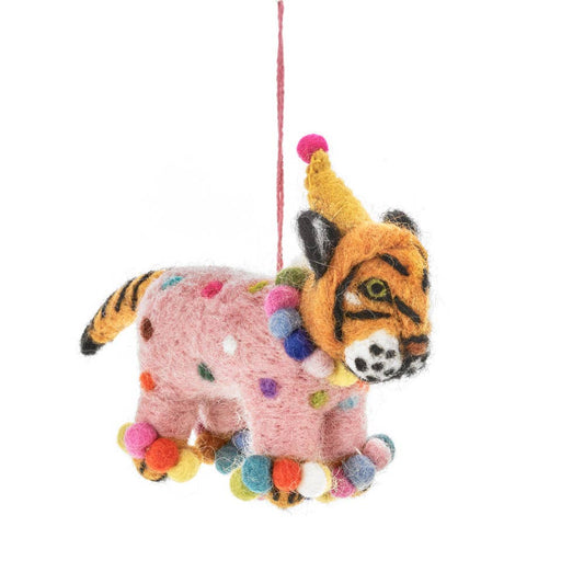 Felt Fiesta Tiger Ornament