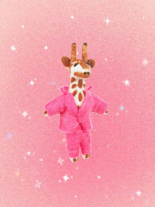 Gregory Giraffe Felt Ornament