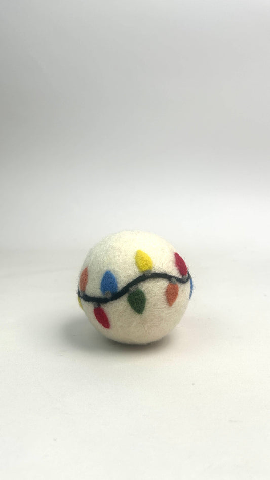 Holiday Lights Dryer Ball