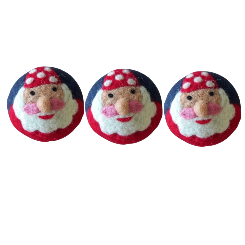 Wool Dryer Ball Santa Gnome