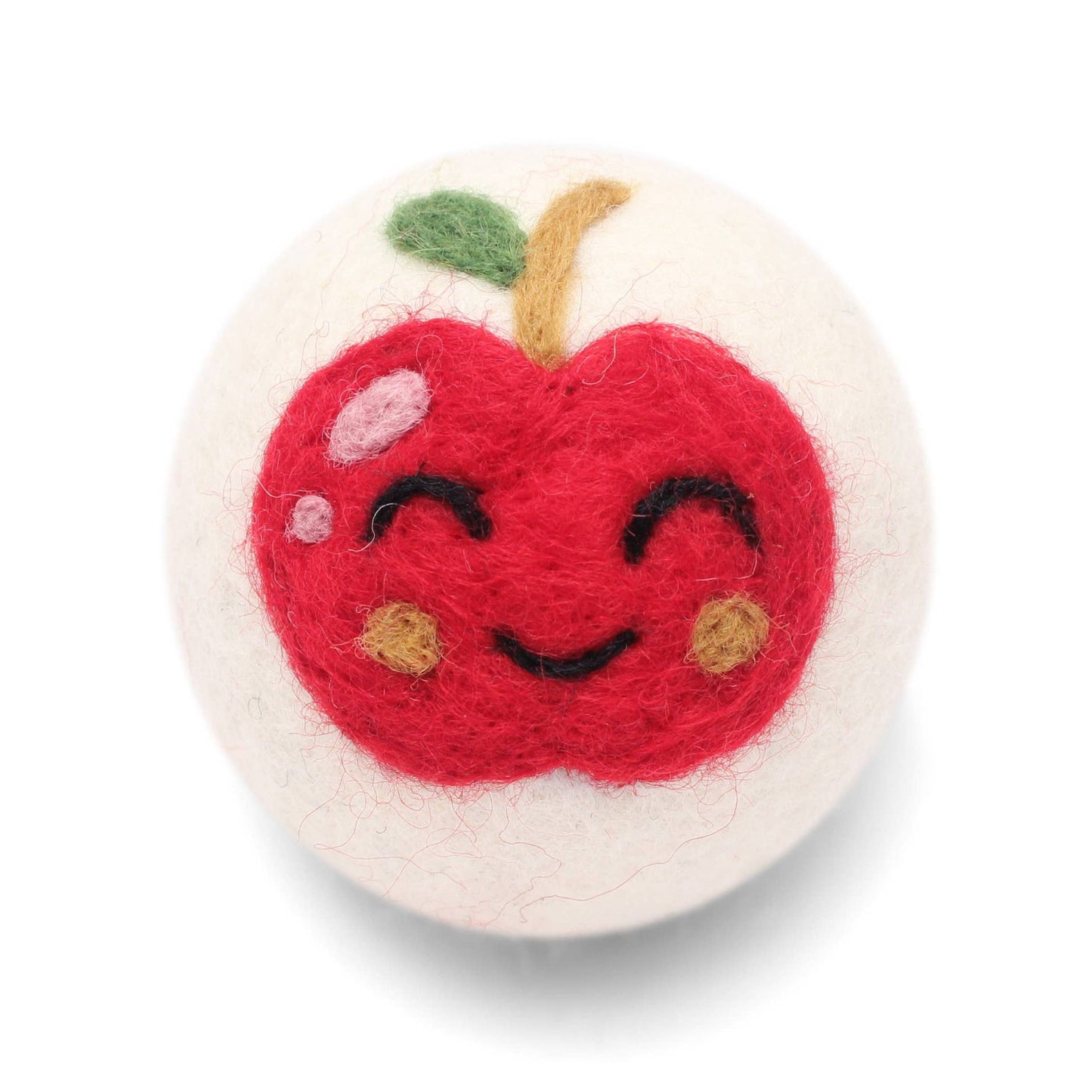 Apple Felt Dryer Ball