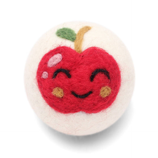 Apple Felt Dryer Ball