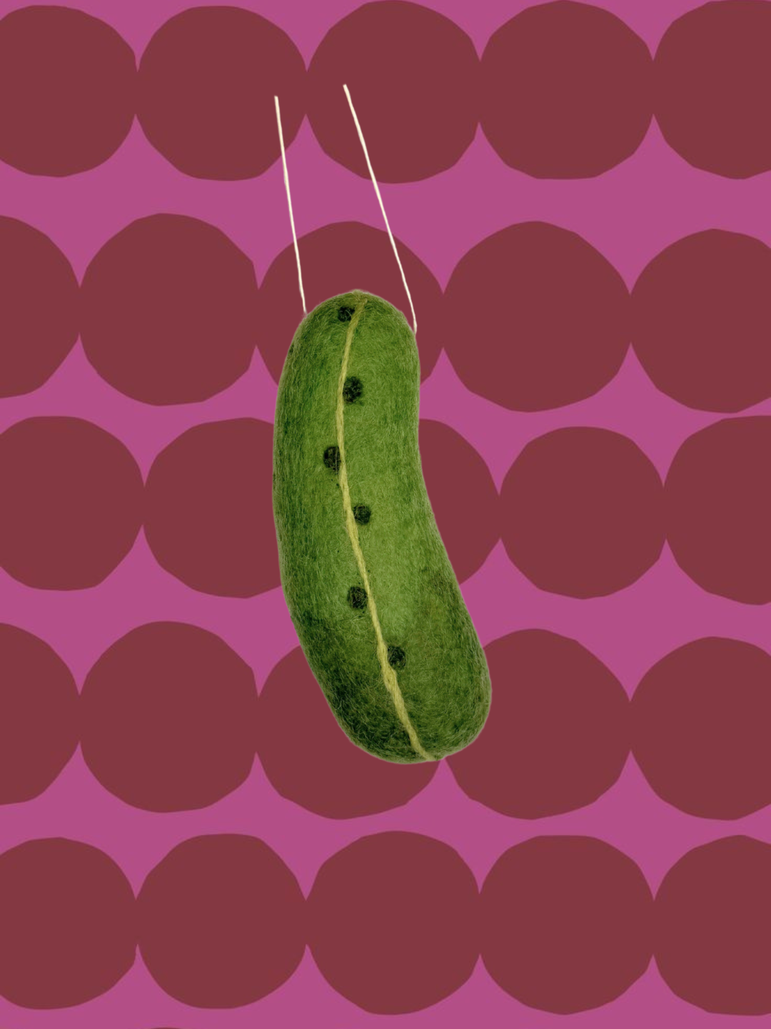 Holiday Dill-Light Pickle Ornament