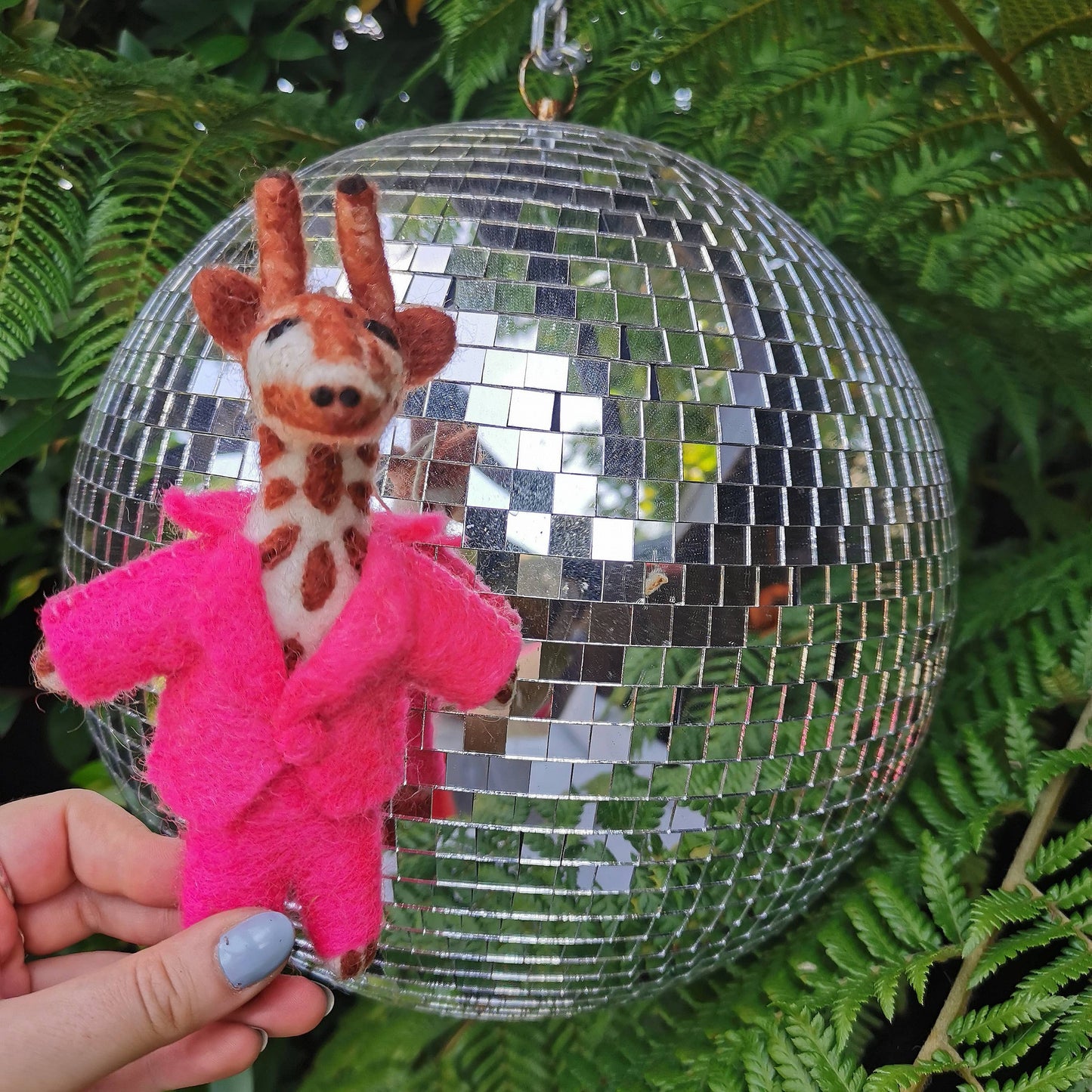 Gregory Giraffe Felt Ornament