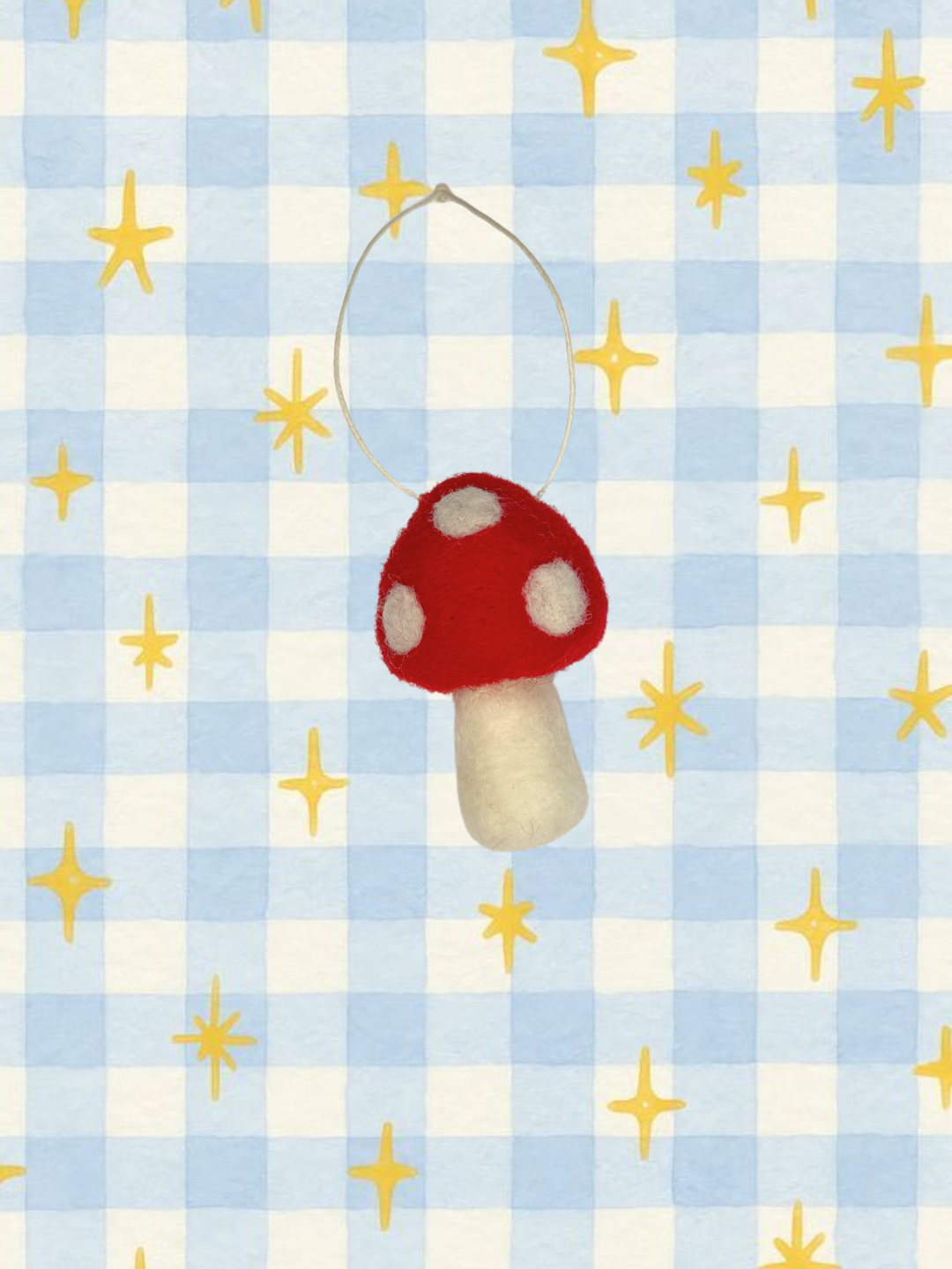 Red Mushroom Ornament