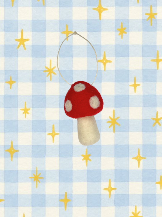 Red Mushroom Ornament