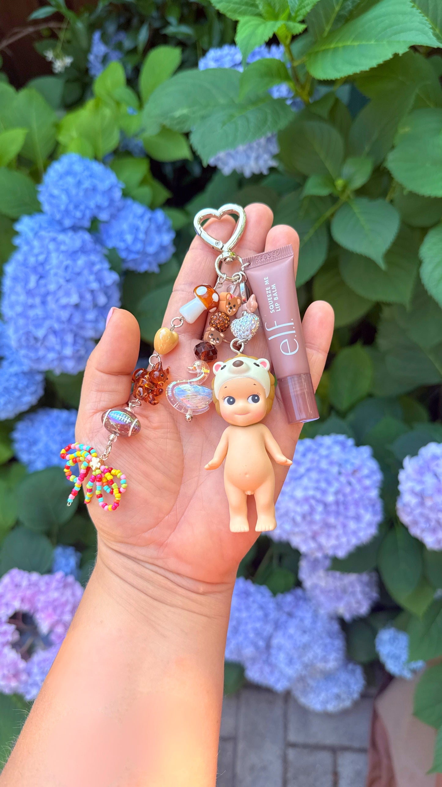 ANIMAL Series Authentic Sonny Angel Lip Gloss Keychain