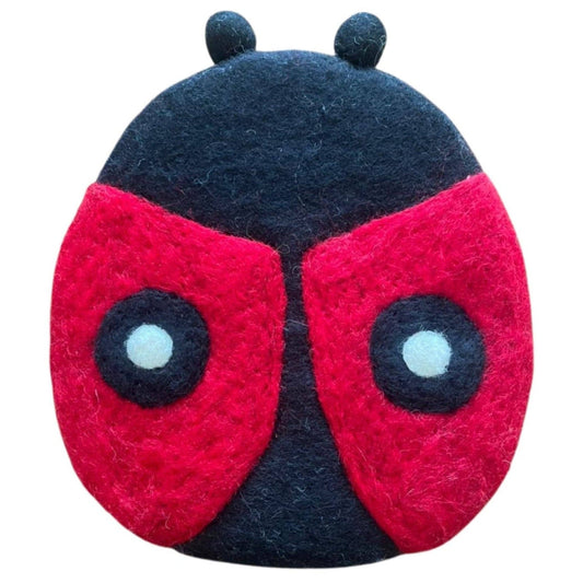 Ladybug Wool Trivet