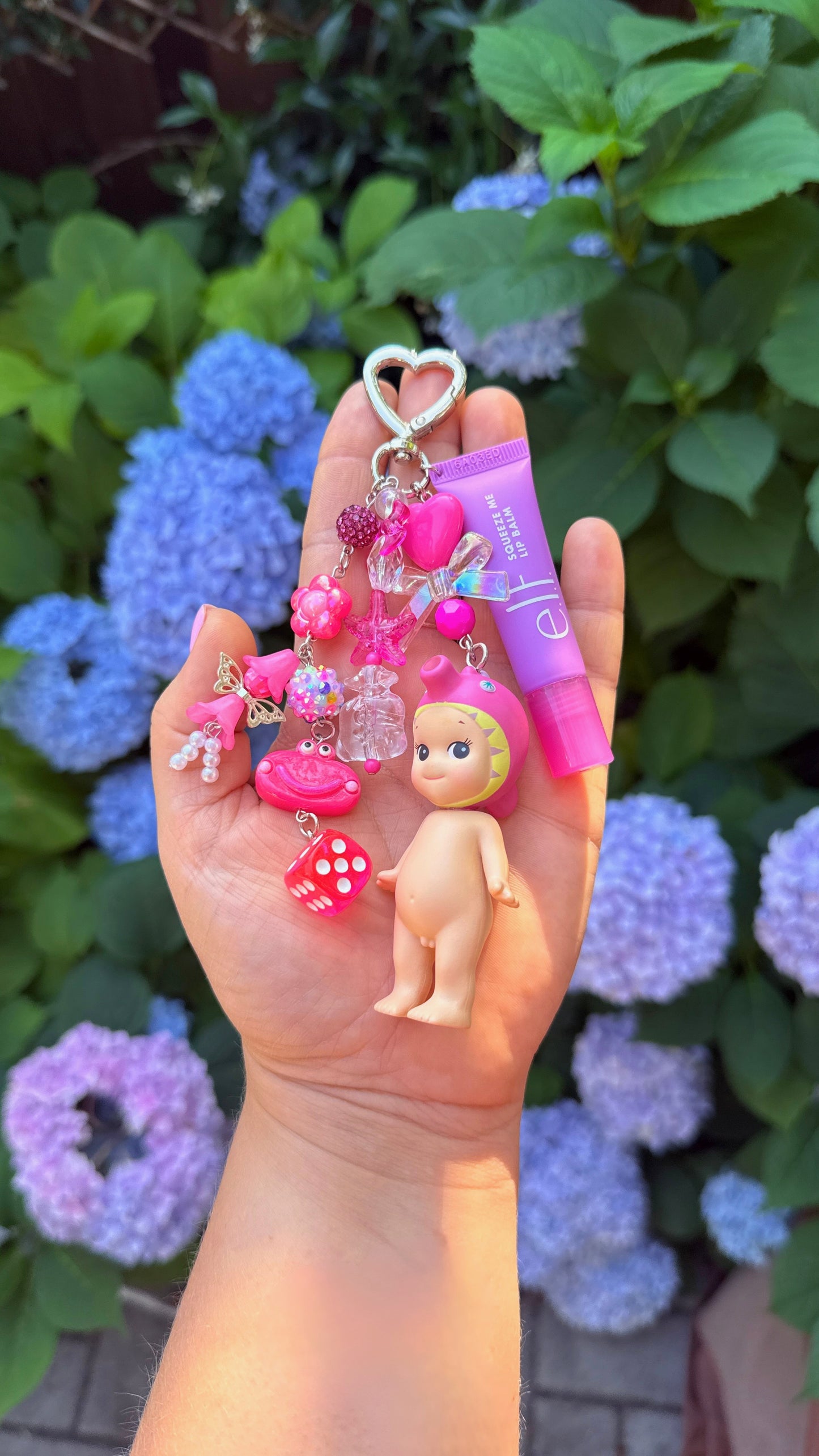ANIMAL Series Authentic Sonny Angel Lip Gloss Keychain