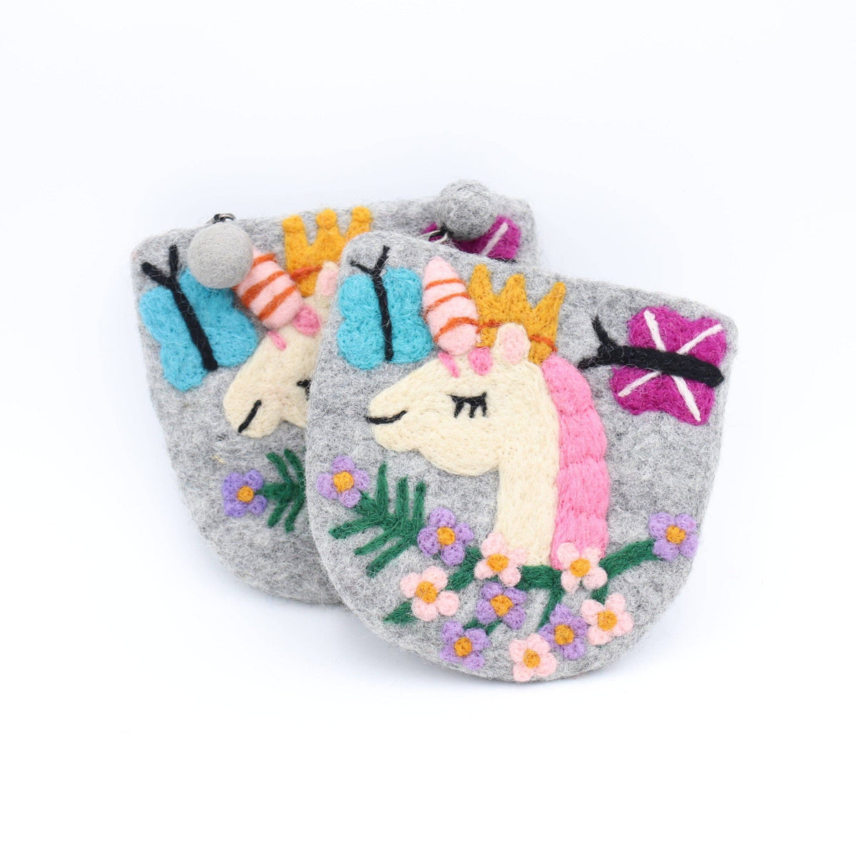 Unicorn Felt Coin Purse