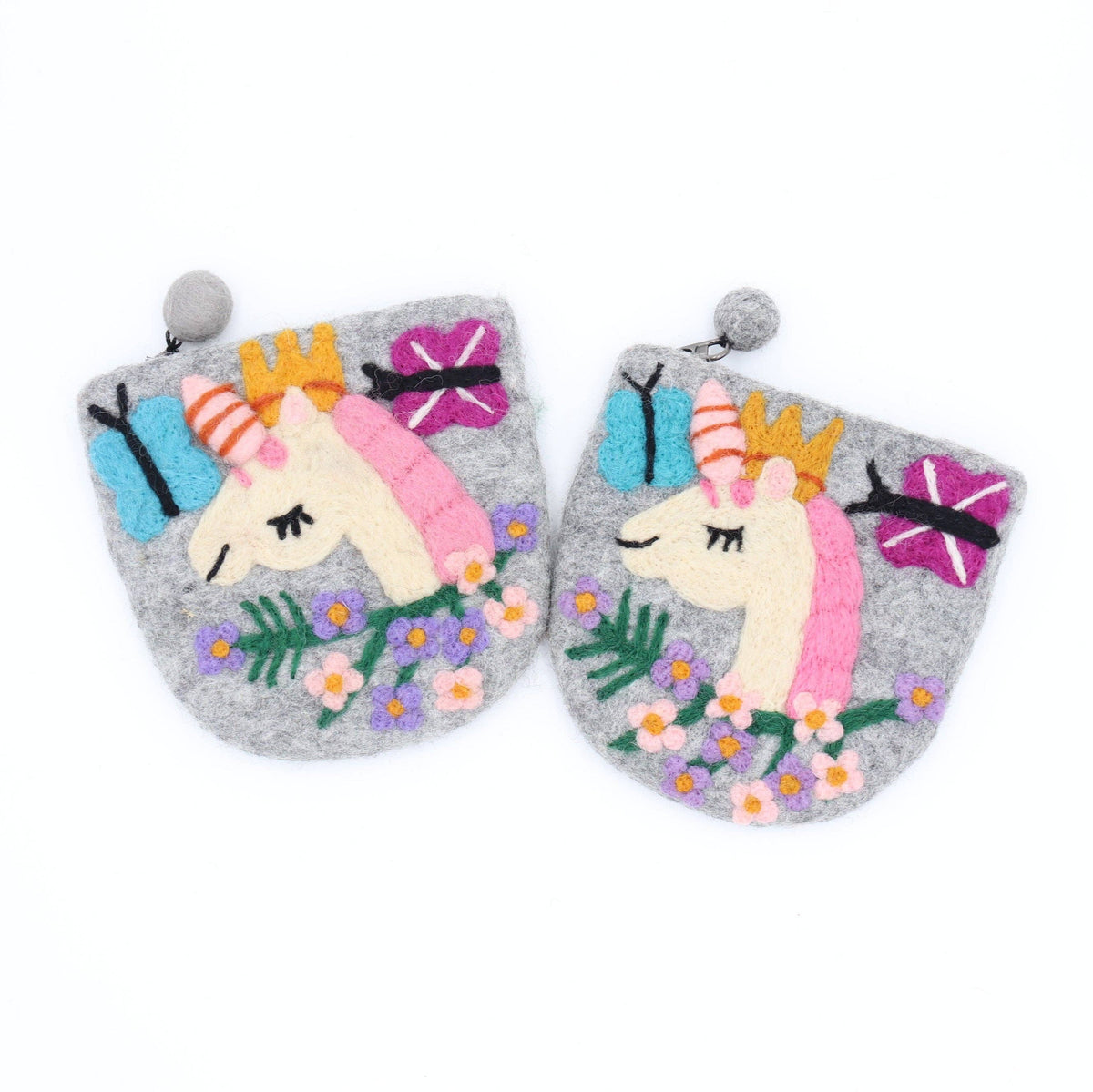 Unicorn Felt Coin Purse