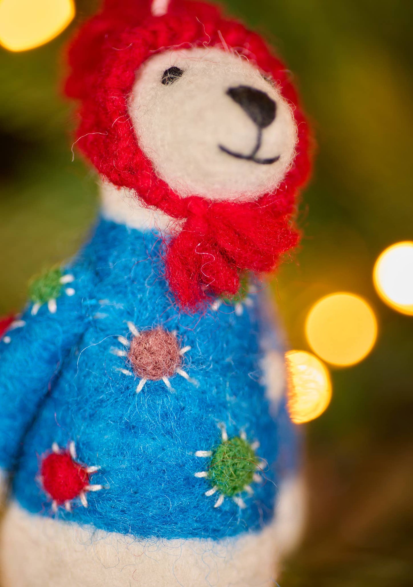 Skating Bear Ornament