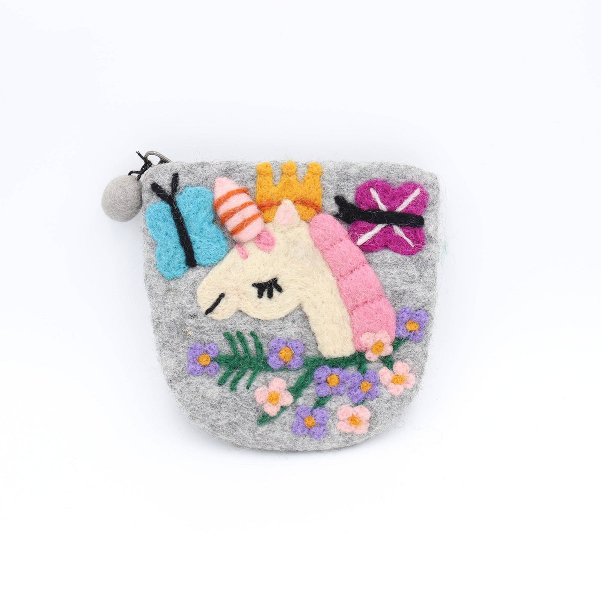 Unicorn Felt Coin Purse