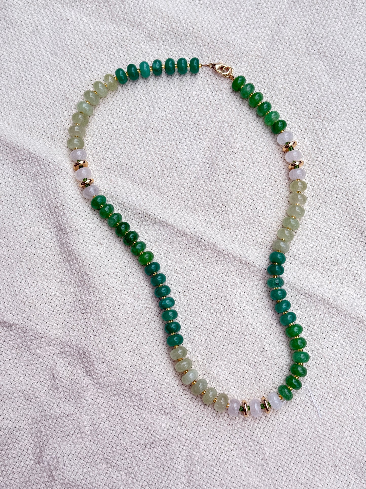 Lucky Gradient Beaded Necklace