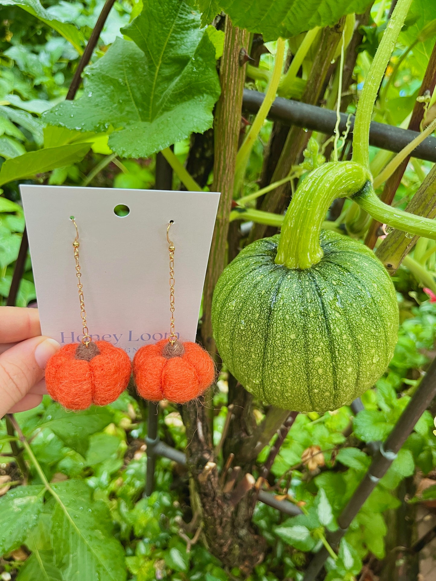 Pumpkin Spice Earring