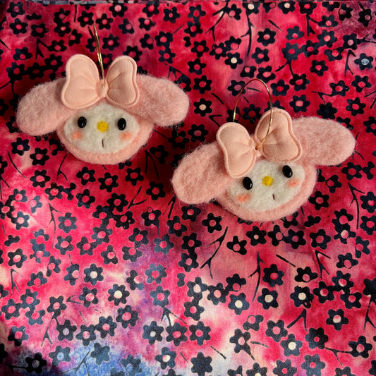 My Melody and Cinnamoroll Mix and Match Earrings