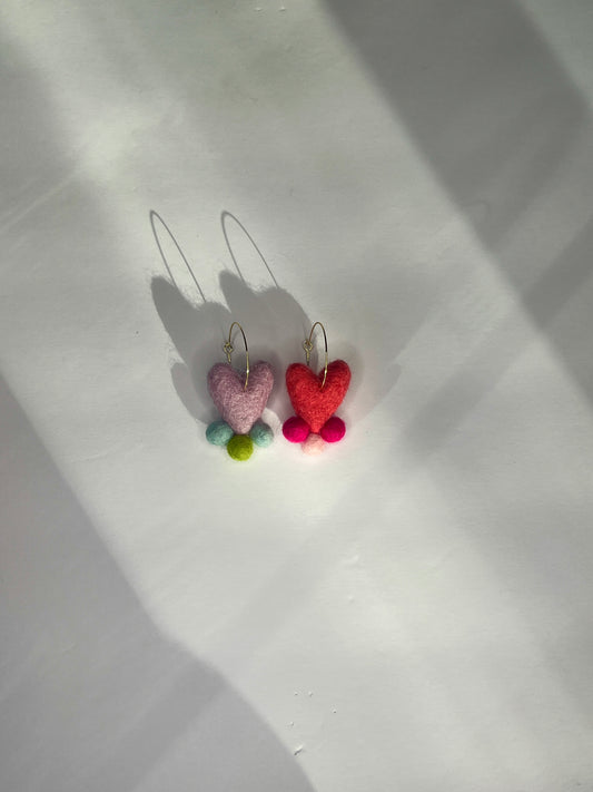 Colorful Heartfelt Hoops