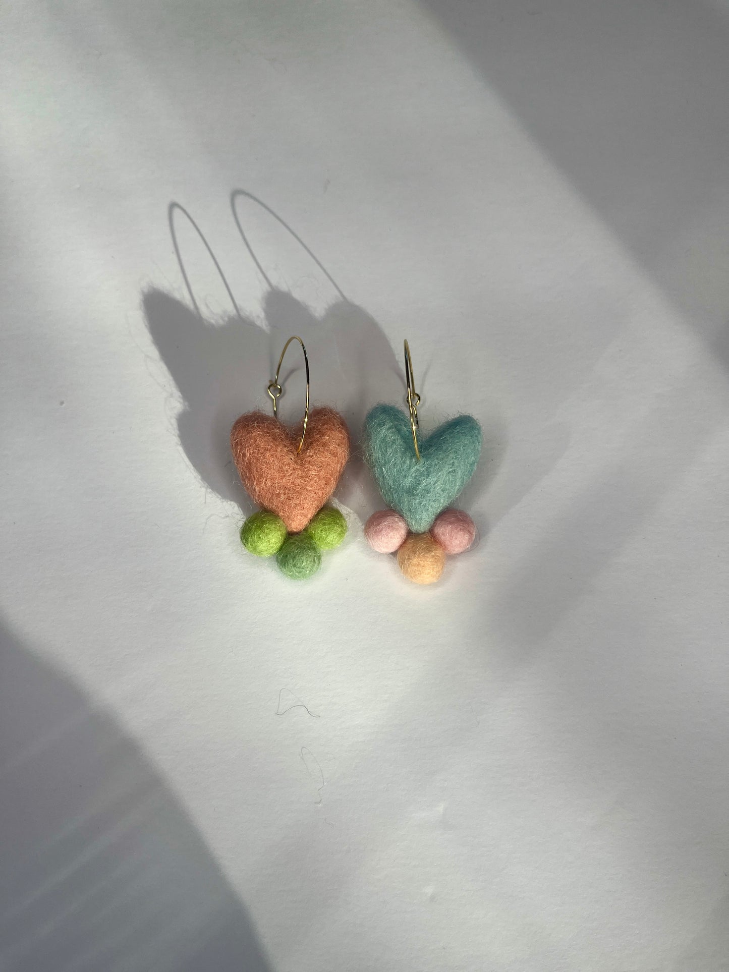 Colorful Heartfelt Hoops