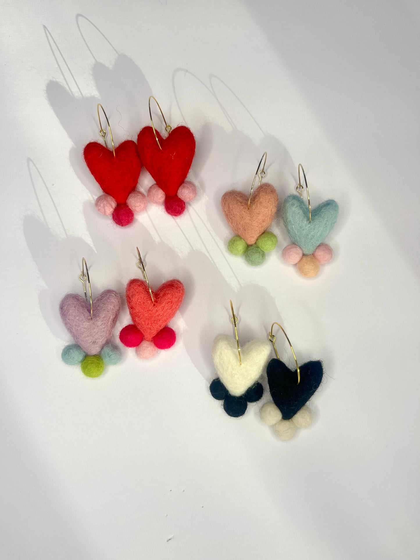 Colorful Heartfelt Hoops