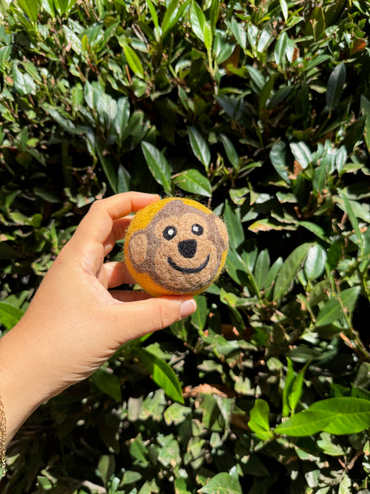 Monkey Felt Dryer Ball