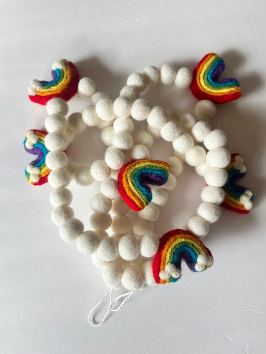 Felt Rainbow Garland