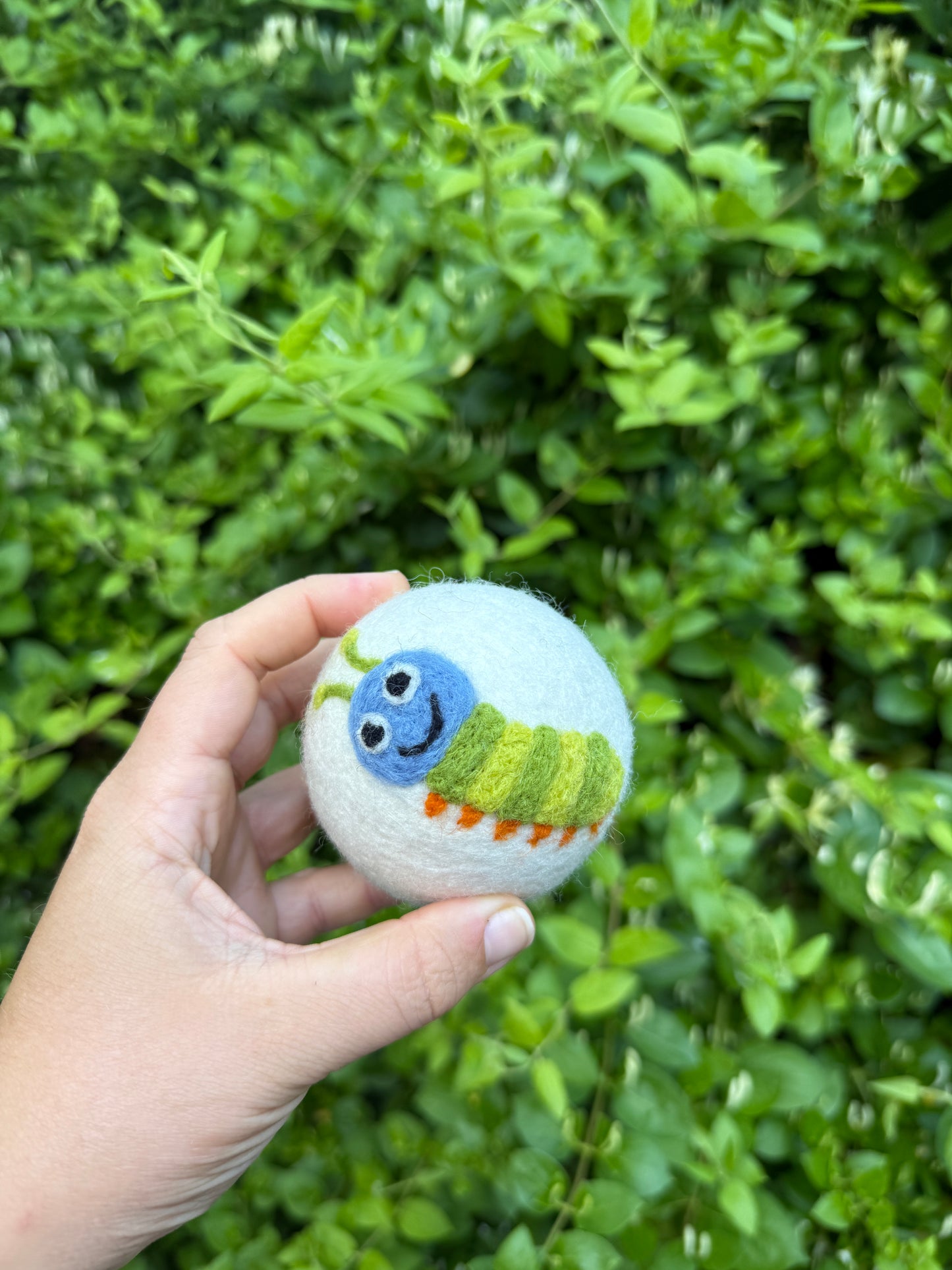 Caterpillar Wool Dryer Ball