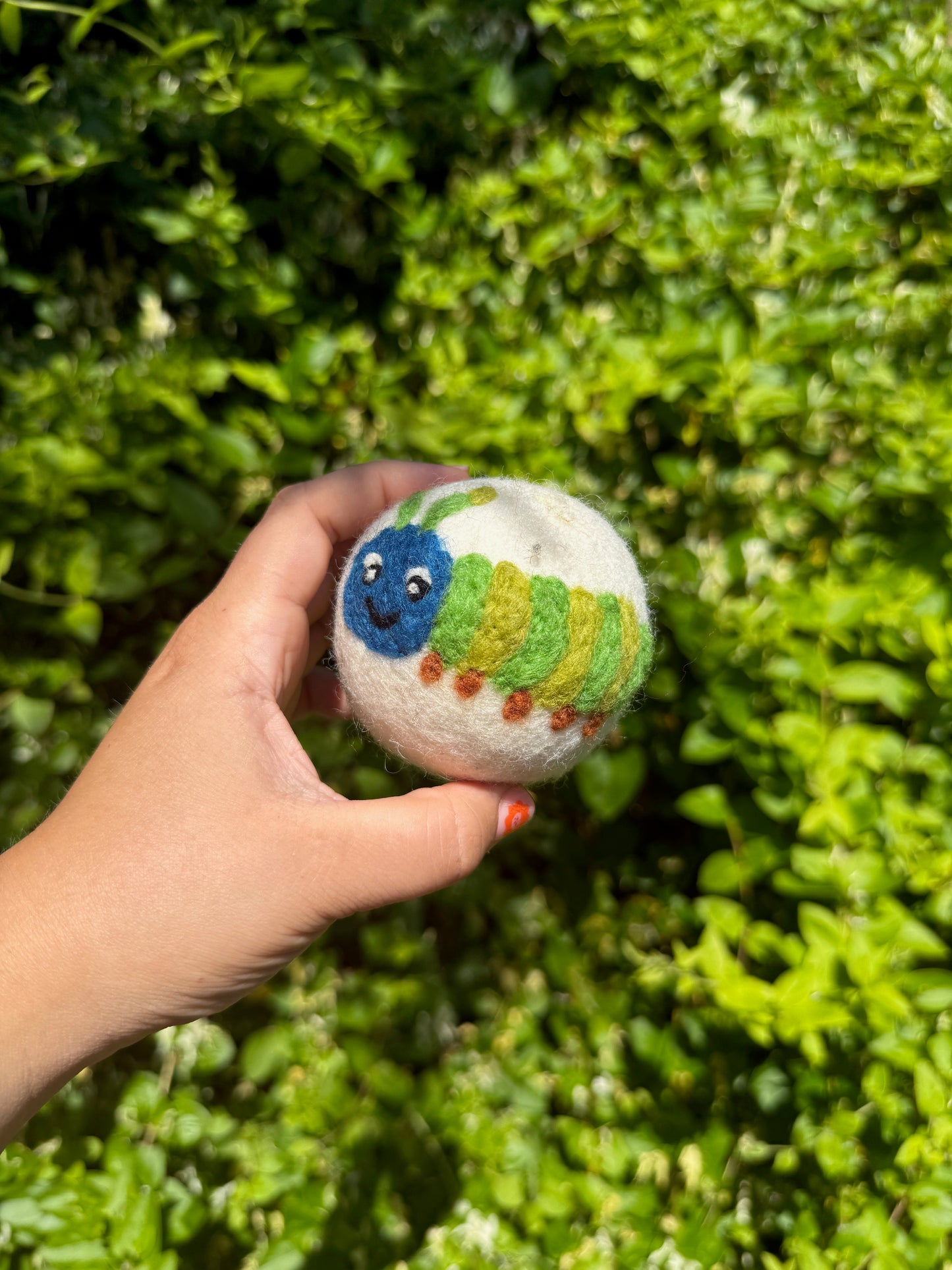 Caterpillar Wool Dryer Ball